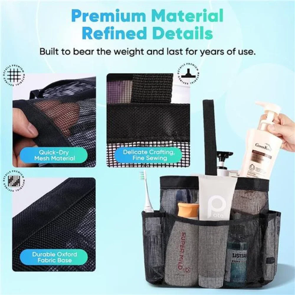 Mesh Shower Caddy Portable for College Dorm Room Essentials,Portable ShowerCaddy